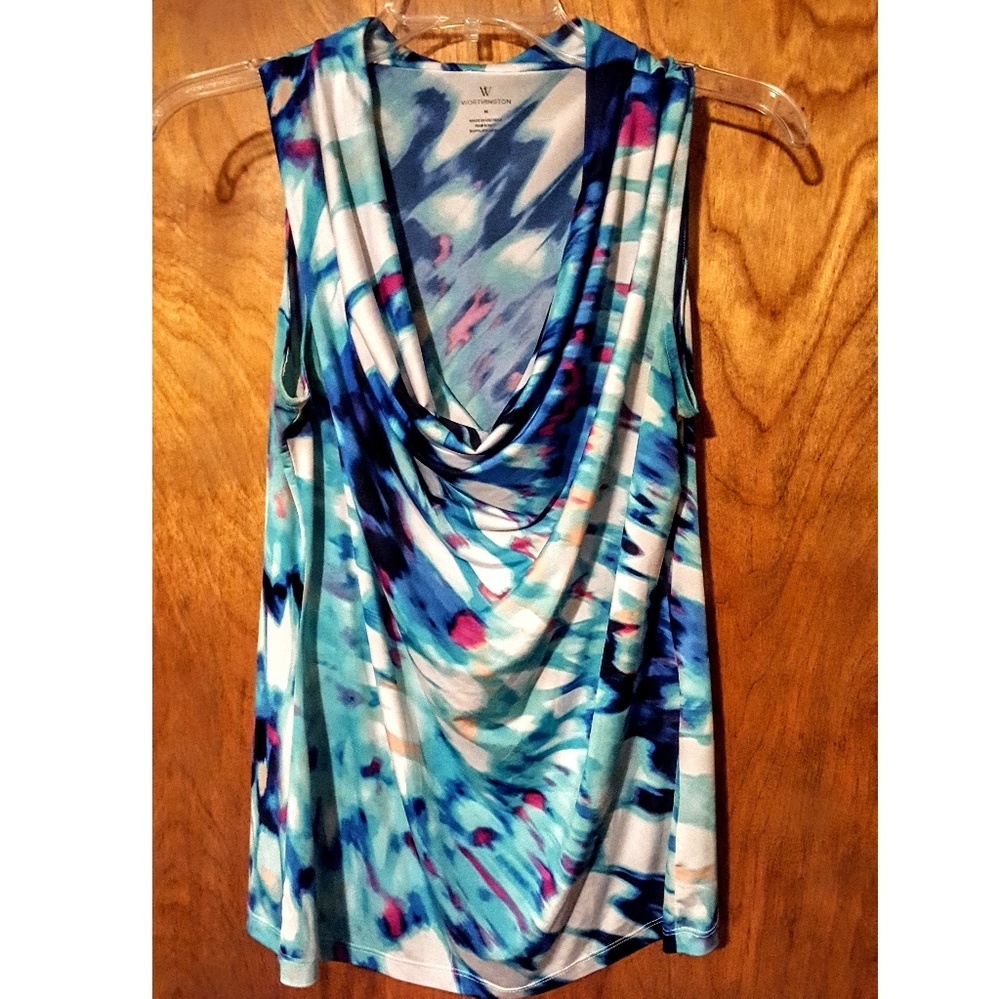 Worthington Sleeveless Cowl Neck